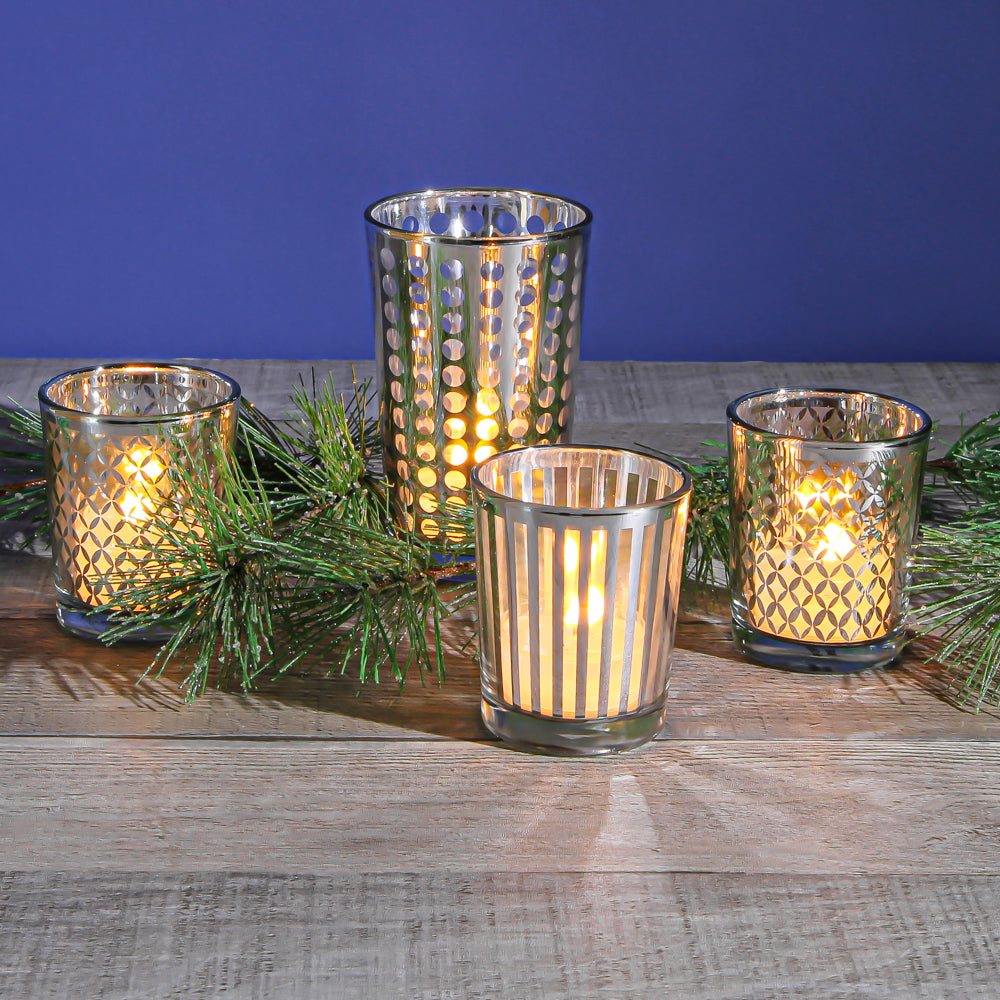 Metallic Votive Holders